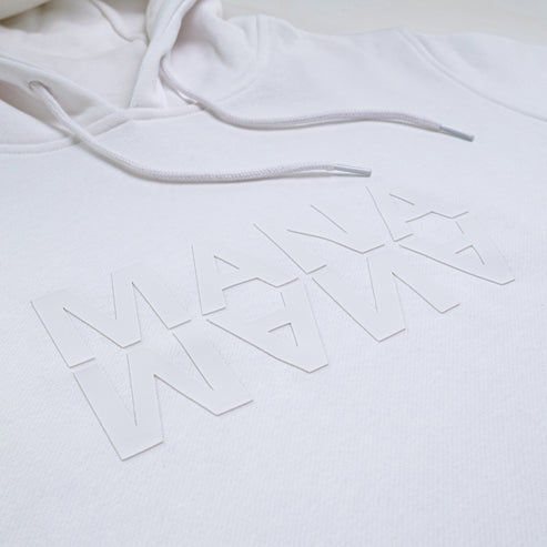 Women's 3D Logo Hoodie White