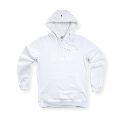 Men's 3D Logo Hoodie White
